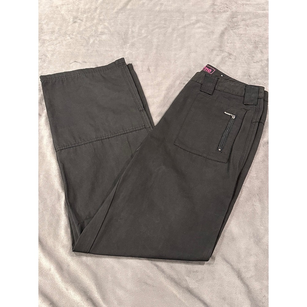 Street One Limahl Long Black Utility Straight Leg Pants Women Size 10 US
